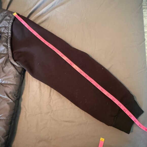 Rerun Men's Black Hooded Jacket Size Large - Picture 7 of 10